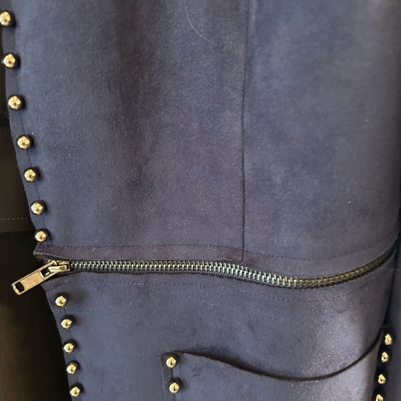 Gorgeous two in one jacket Navy blue size medium Alison Sheri - Picture 5 of 8